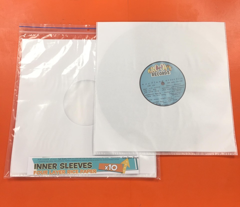 LP Inner Sleeves X 10 - 4 Layer - Rice Paper
